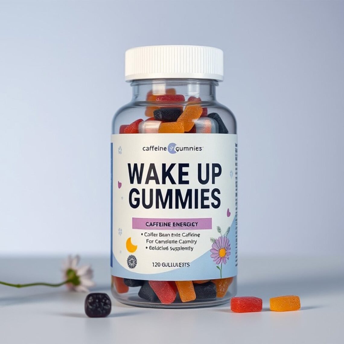 Wake Up Caffeine Gummies, 80mg/serving, 120ct